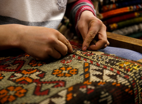 Crafting a Handmade Rug