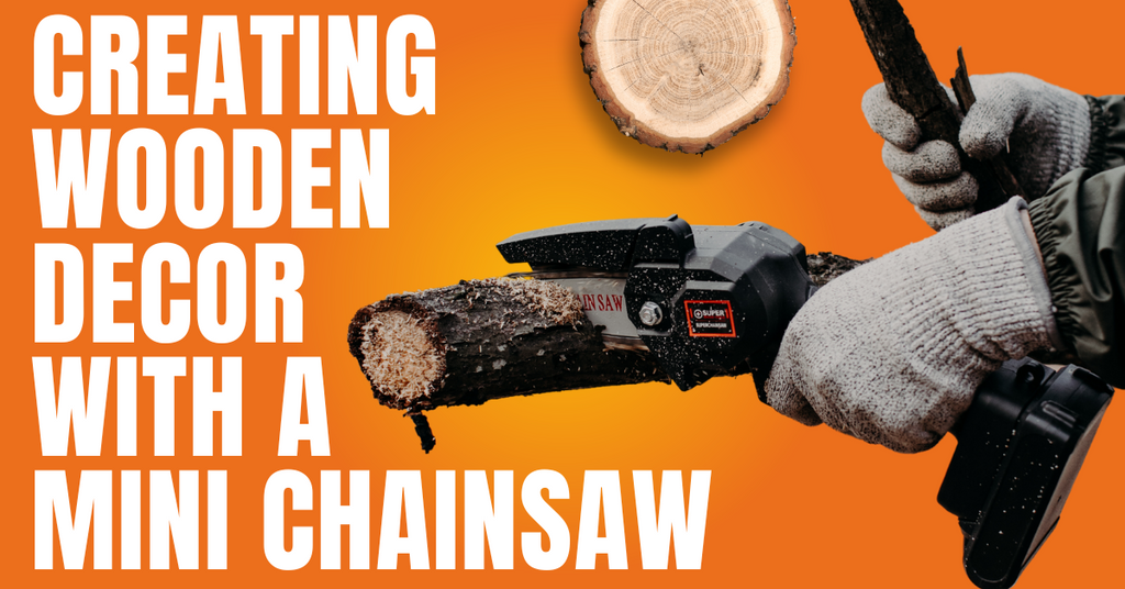 Easy Home Crafts: Creating Wooden Decor with a Mini Chainsaw