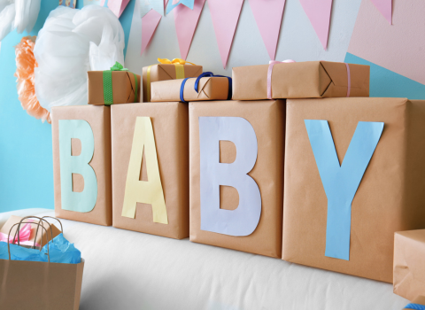 party backdrop using a nano tape