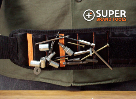 tool belt or pouch for powered ratchet accessories