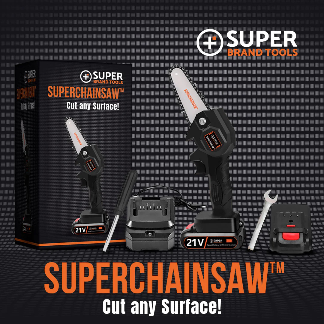 The SuperSaw - Ultra-Powerful Handheld Electric Mini Chainsaw