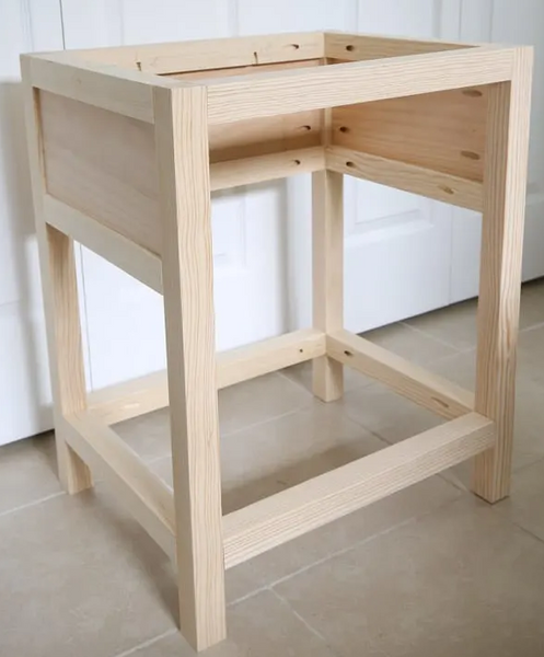 Easy nightstand DIY